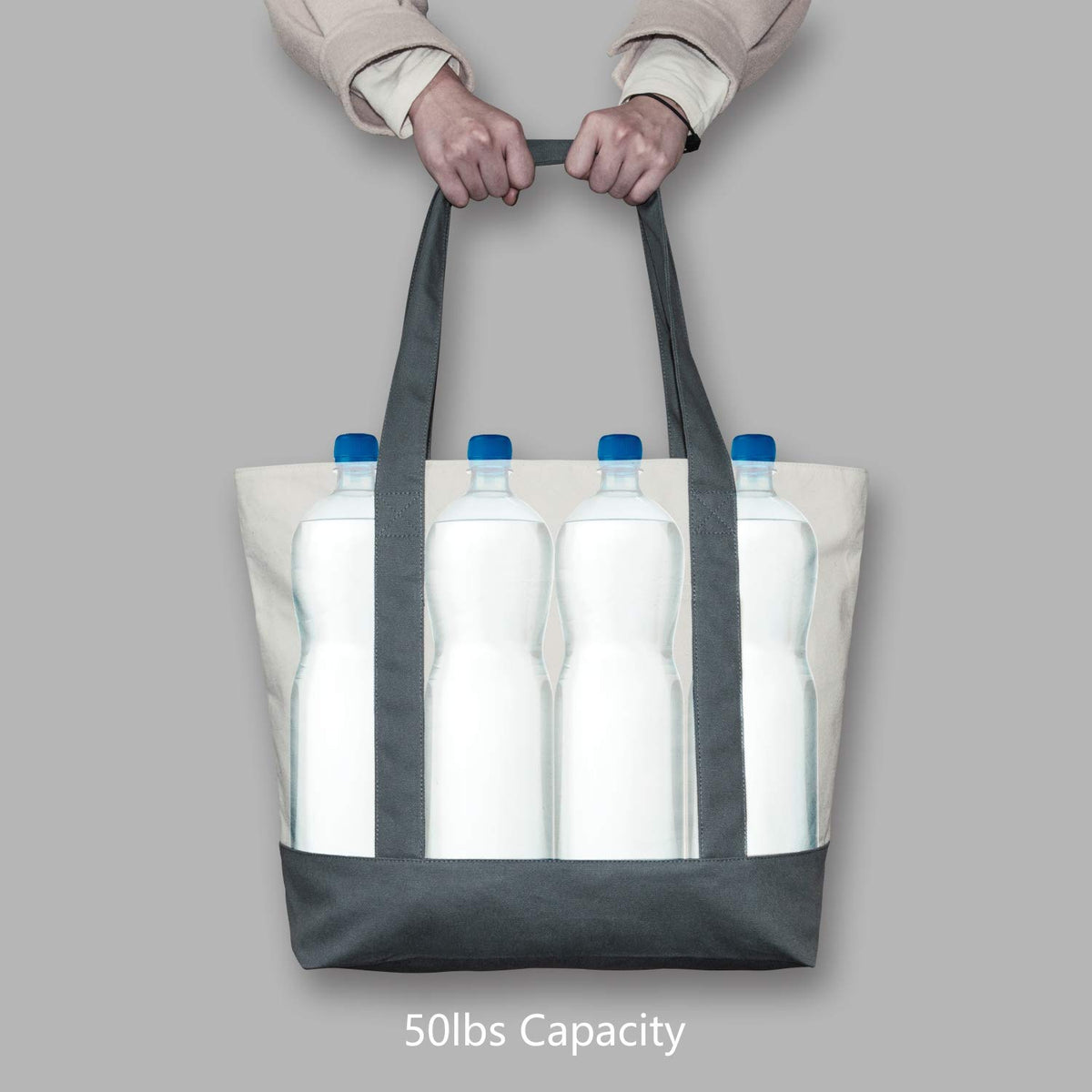 TOPDesign outside pocket 8x8; quick-access small-item storage.