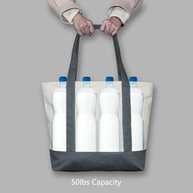 TOPDesign outside pocket 8x8; quick-access small-item storage.