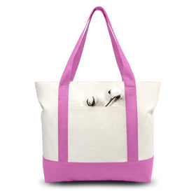TopDesign tote bag with external pocket for quick-access items during daily errands.