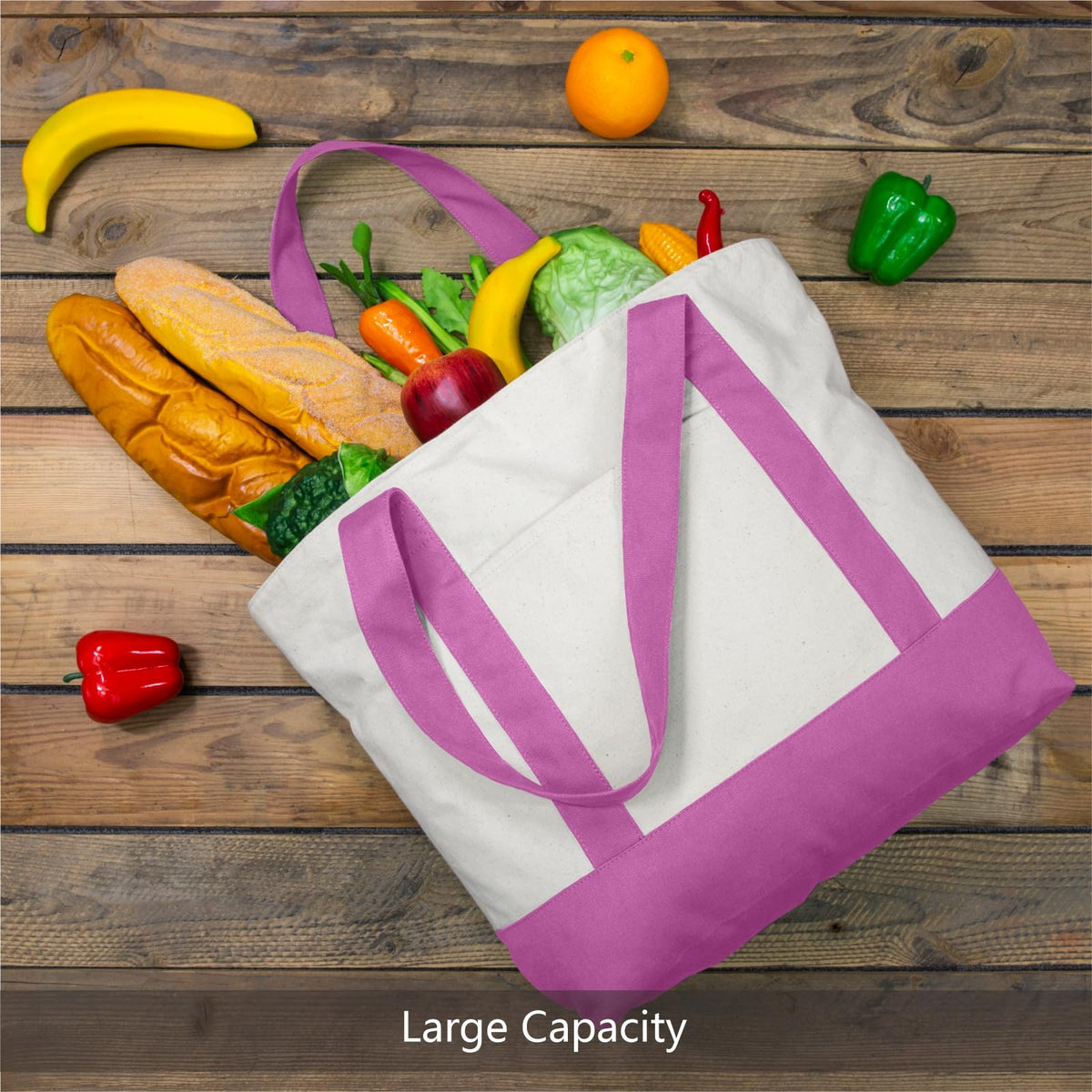 TopDesign tote features a comfortable 1.5 inch shoulder strap.
