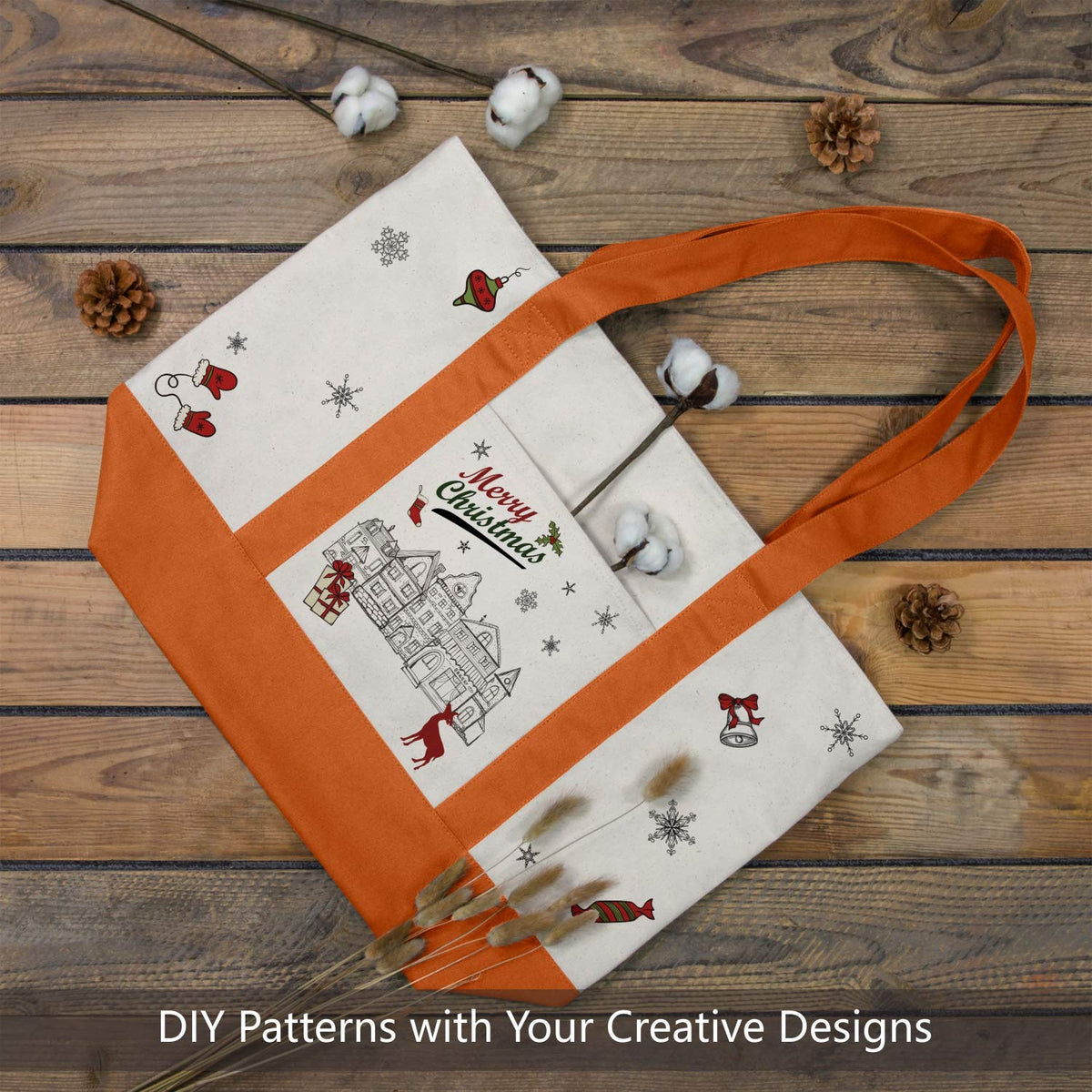 TOPDesign heavy-duty canvas tote offers durable daily use