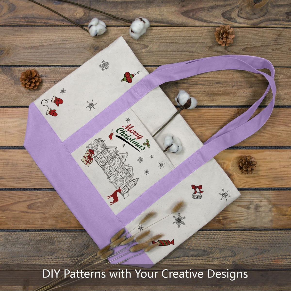 TOPDesign tote bag heavy-duty canvas demonstrates durable daily performance.