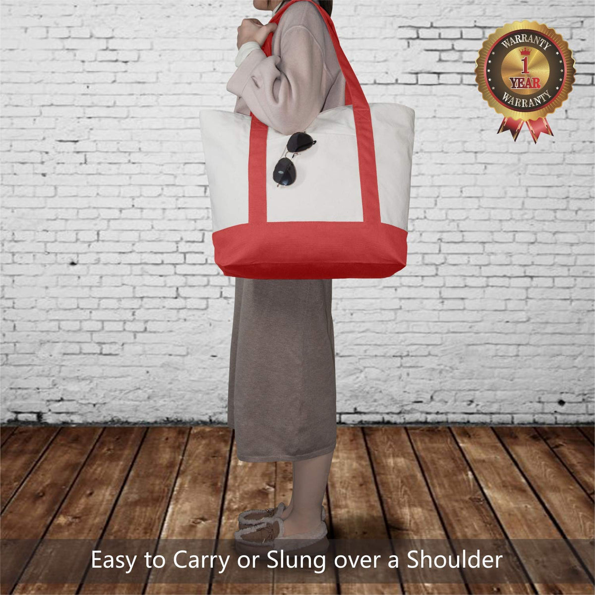 TOPDesign tote offers large capacity for daily essentials and shopping trips.