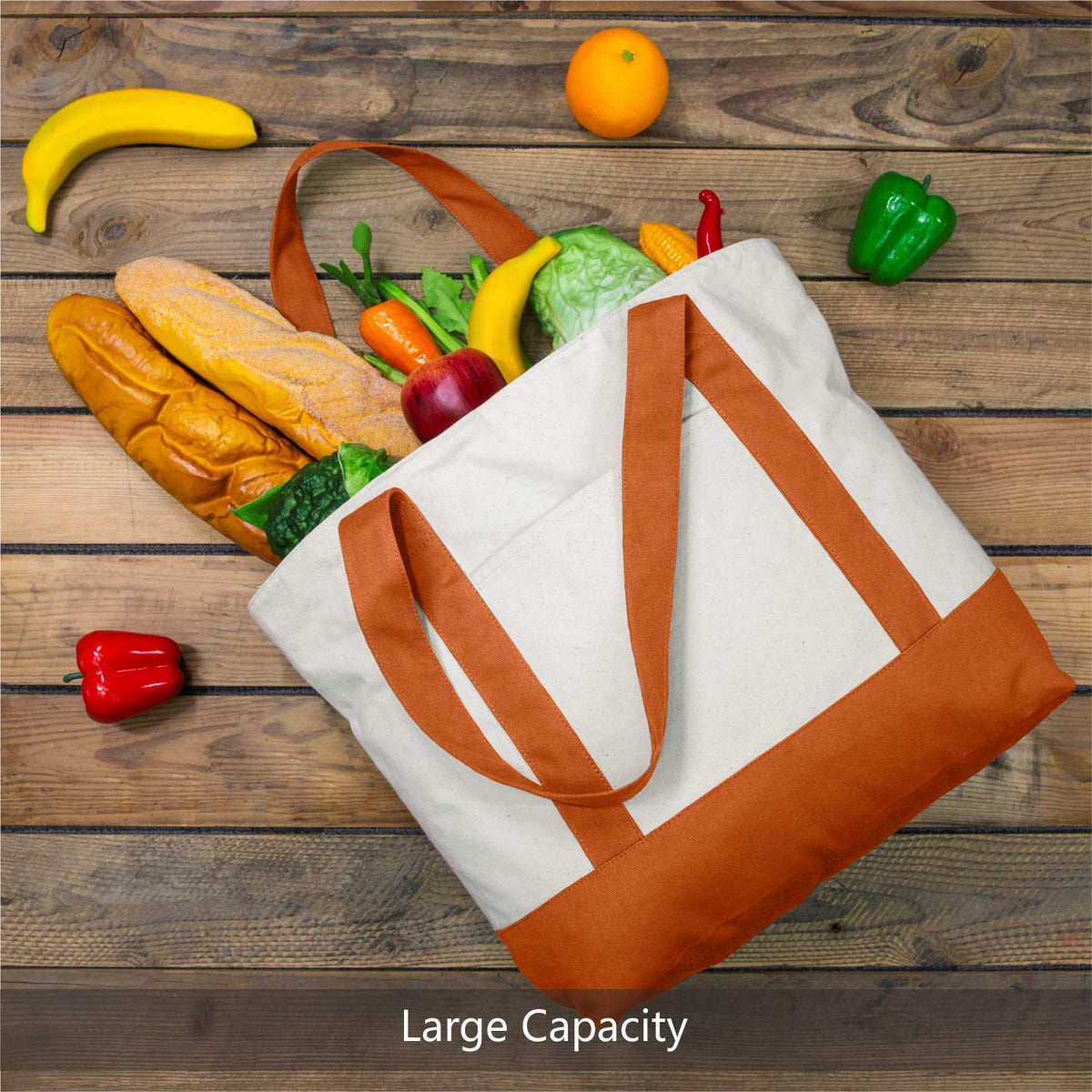 TOPDesign tote features a comfortable 25-inch shoulder strap