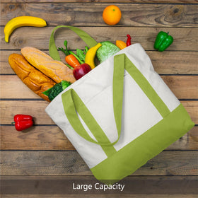 TopDesign tote bag shows its large capacity, suitable for groceries or beach gear