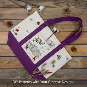 TOPDesign tote bag with shoulder handle for comfortable daily carry.