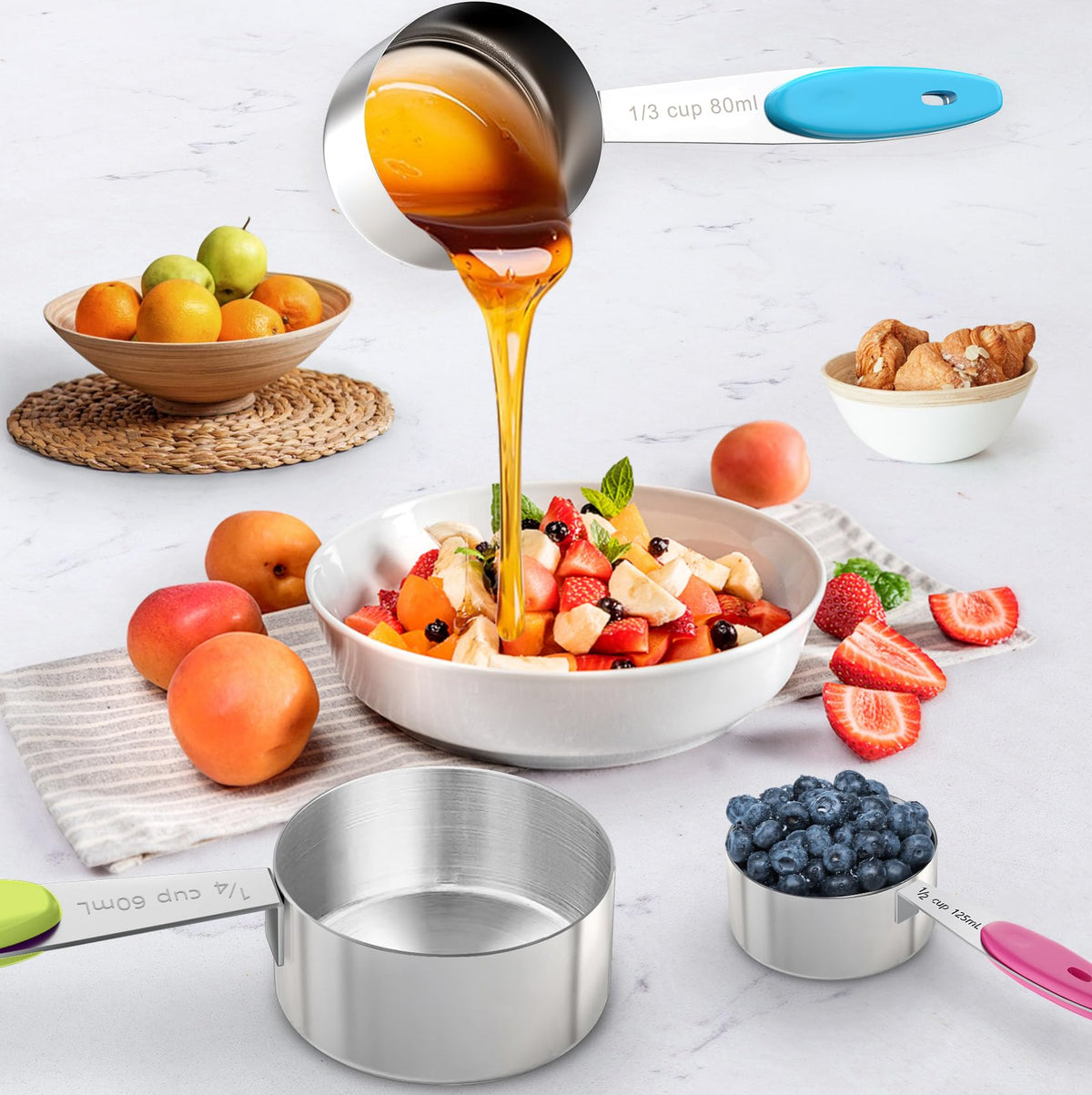Topfeel magnetic ring organizes spoons for easy access.