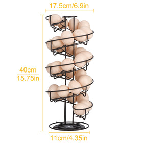 Toplife egg skelter with rose-gold wire frame adds modern kitchen style