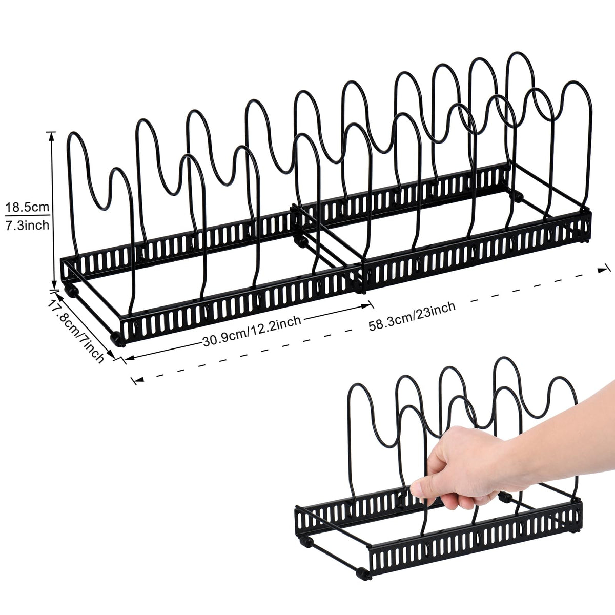 Sleek Toplife organizer enhances kitchen organization and aesthetics.