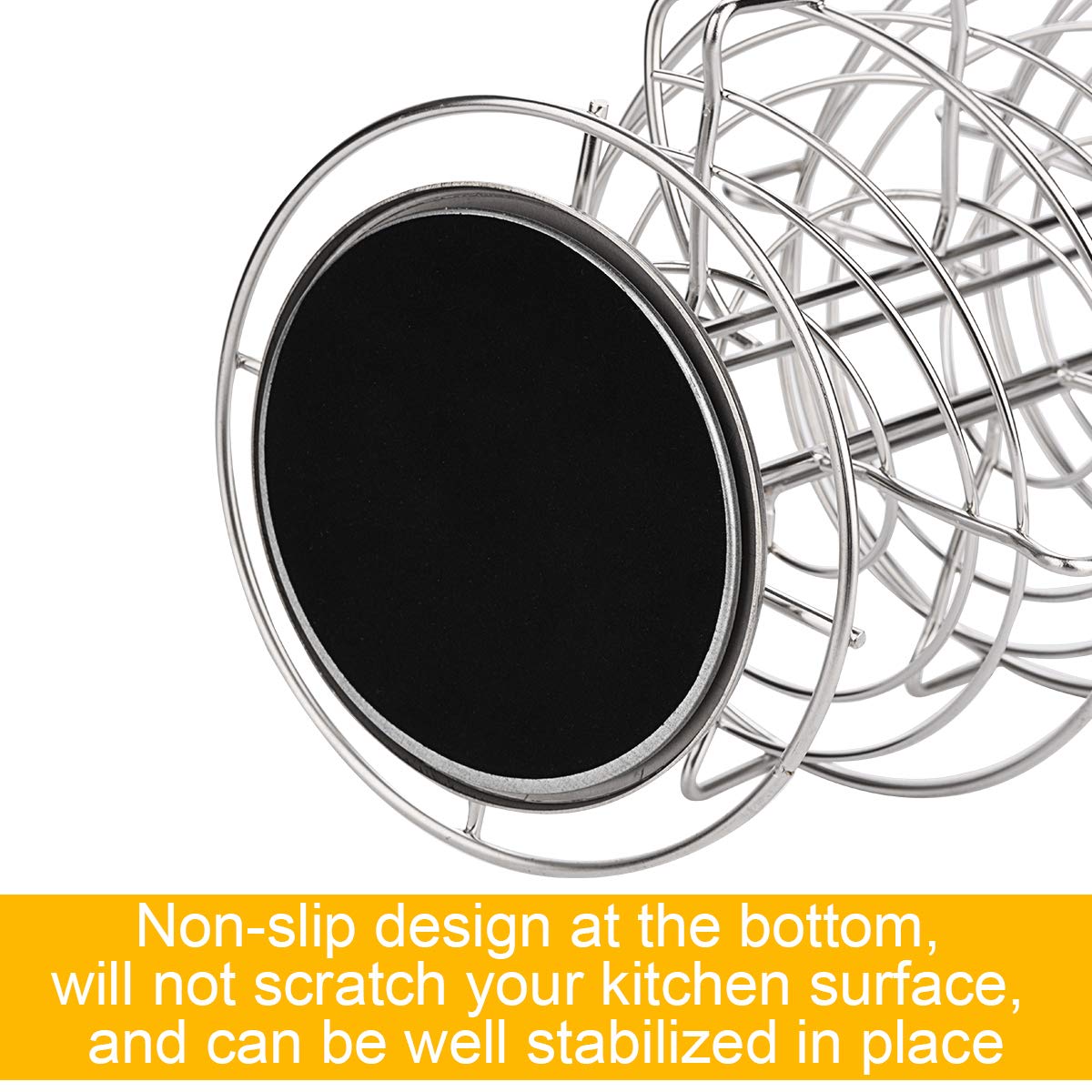 Toplife egg display keeps eggs visible and your countertop clutter-free.