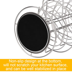 Toplife egg display keeps eggs visible and your countertop clutter-free.
