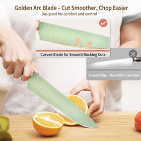 TOPLUCKY cleaver-meat knife with sturdy blade for hearty cuts.