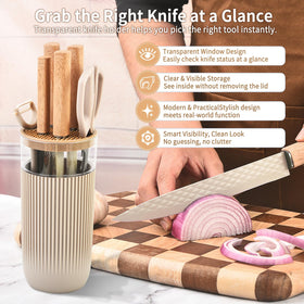 TOPLUCKY 5-inch utility knife for quick prep tasks.
