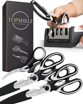 TopShelf heavy-duty kitchen shears for tough cuts and everyday prep