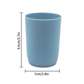 Topsky large-capacity toothbrush cup holds more water for thorough rinses.