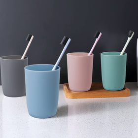 Topsky mouthwash cup 4-pack ready for bathroom routines and quick rinses.
