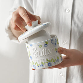 Toptier butter keeper creates an airtight seal with water for freshness
