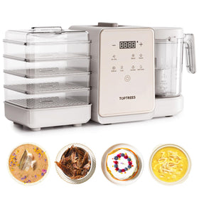 TOPTREES Pet Fresh Maker front view, compact design for easy kitchen placement.