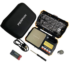 TopWeigh pocket scale with dual power and clear display for precise weighing anywhere