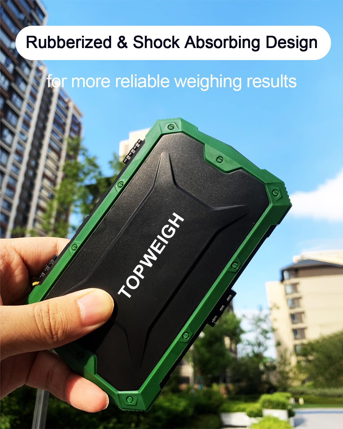 TOPWEIGH Pocket Scale zipper case protects the scale during transport