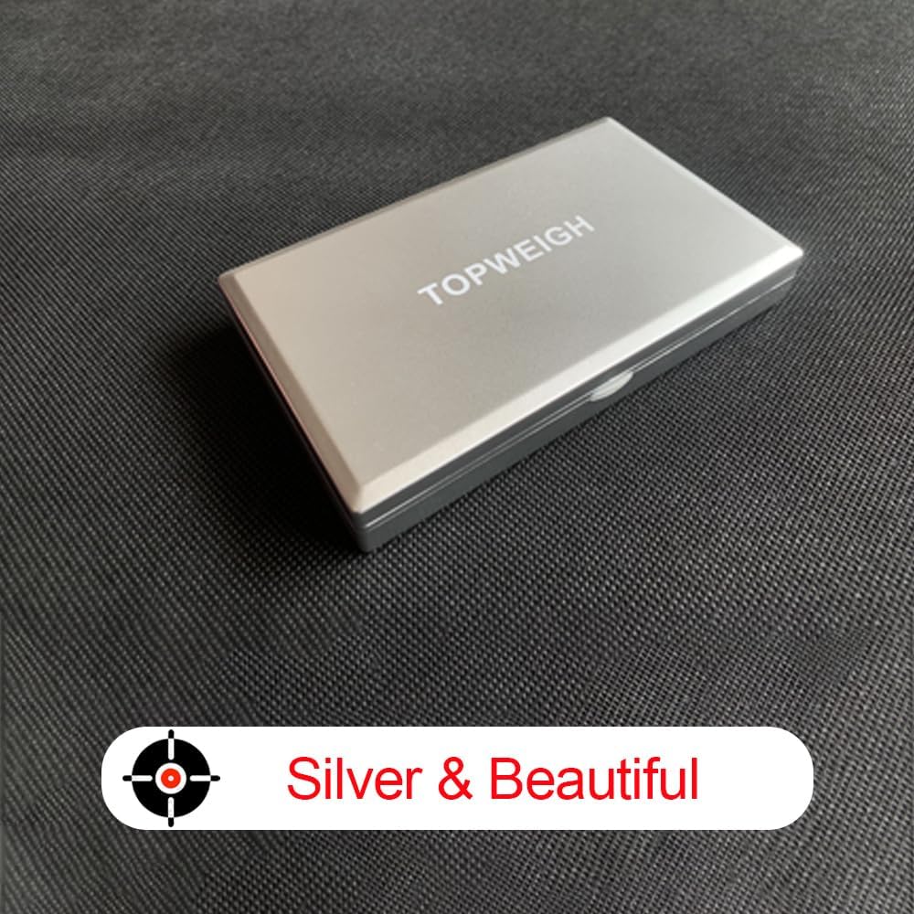 Powder scoop included with TOPWEIGH scale for convenient loading.