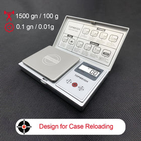 Tare button demonstration on TOPWEIGH for quick net weight calculations.