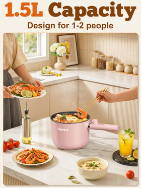 Topwit 1500ml cooker compact frame ideal for small spaces