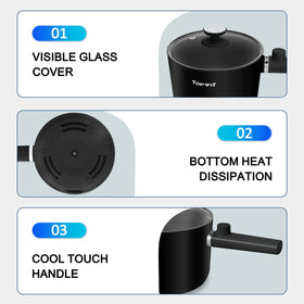Topwit easy-clean surface reduces scrubbing after meals