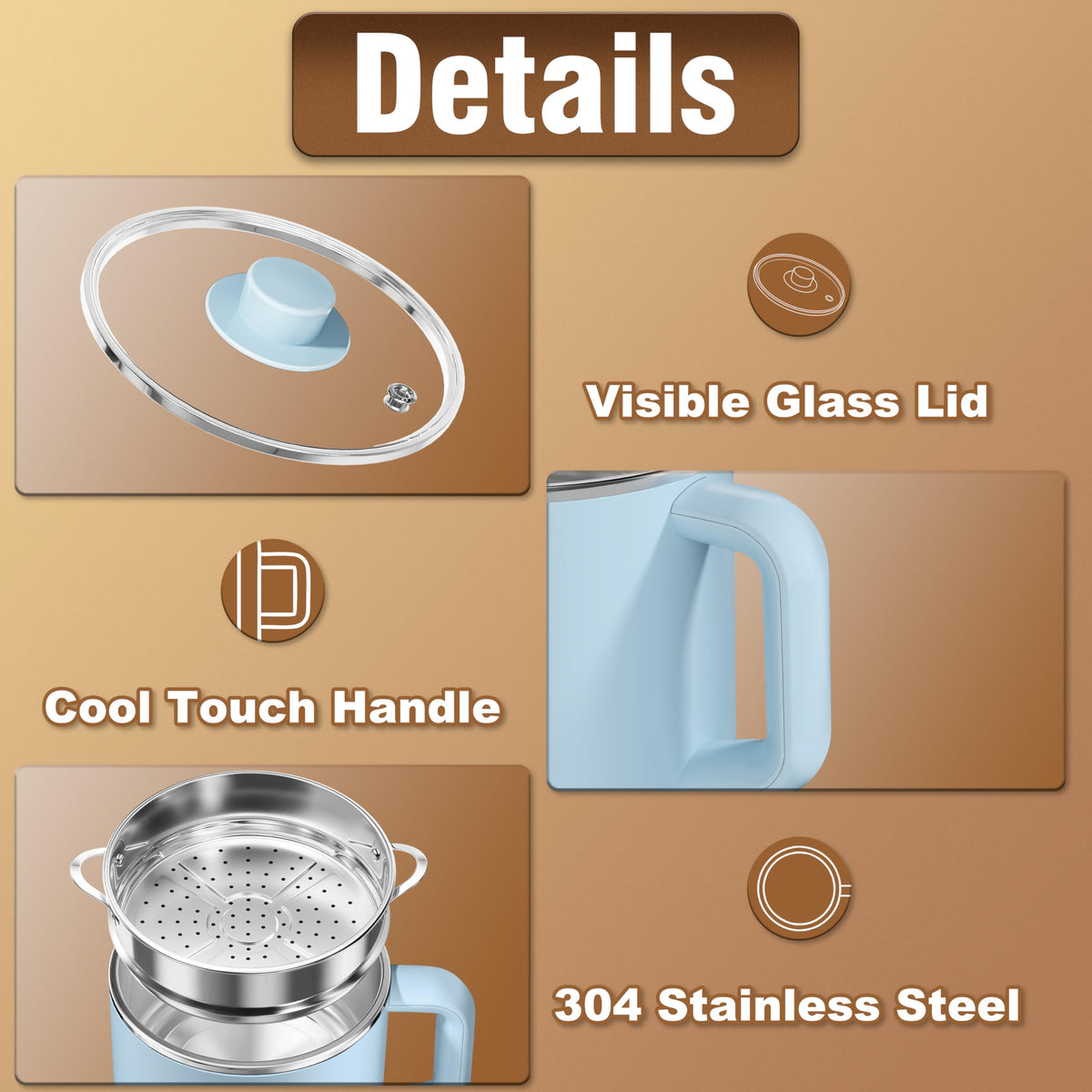 TopWit easy clean stainless interior simplifies maintenance.