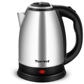 TopWit 2L kettle body in stainless steel for durable, safe water heating.