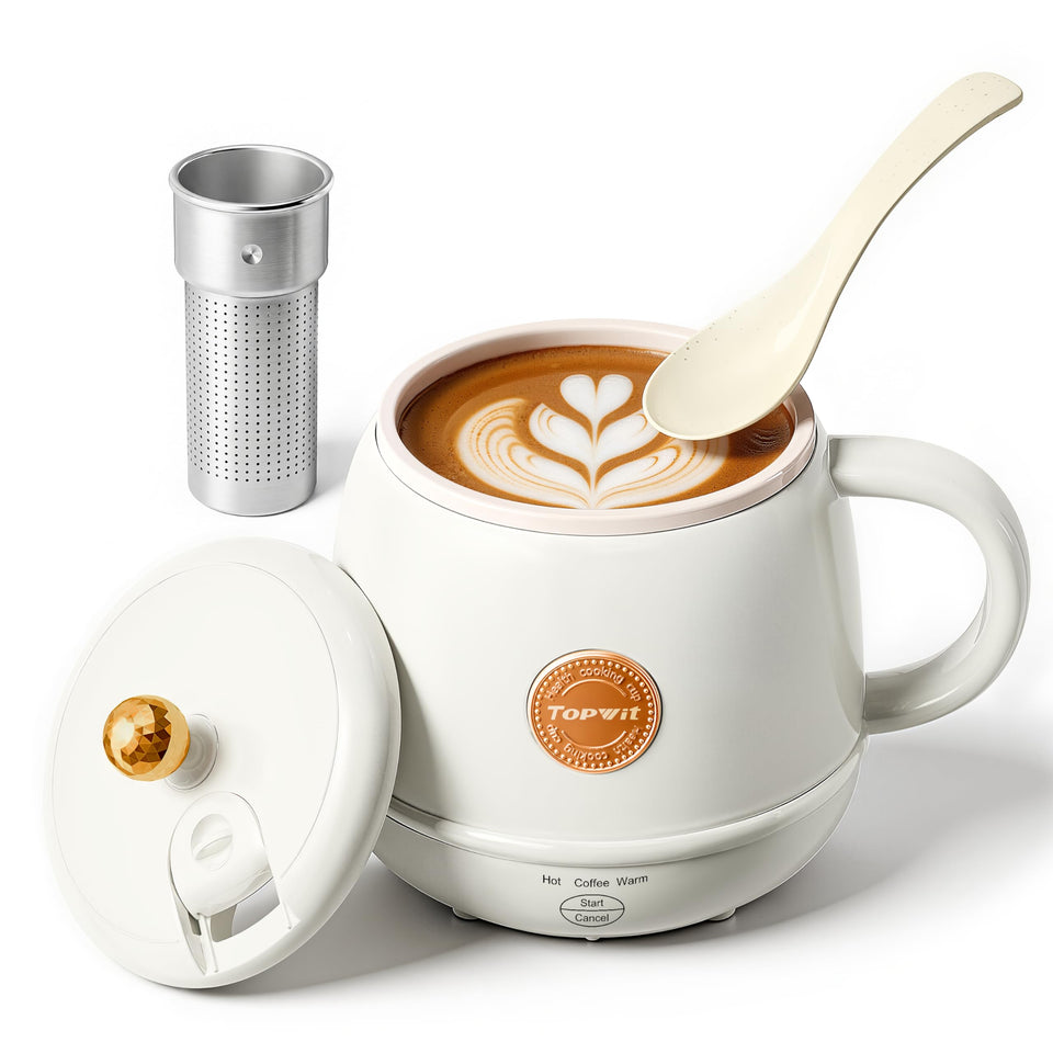 TopWit electric travel kettle compact design for easy packing and travel