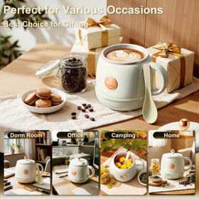 TopWit travel kettle shows temperature control display for customized drinks
