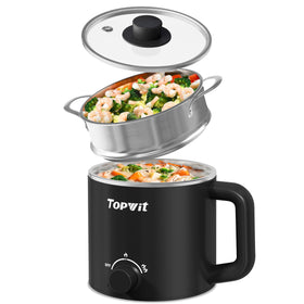Topwit hot pot electric dual-power control for versatile cooking at home.