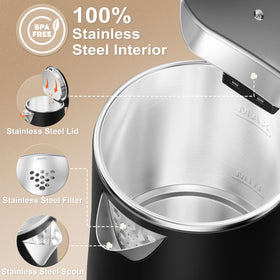 TopWit kettle one-button operation for simple boiling.