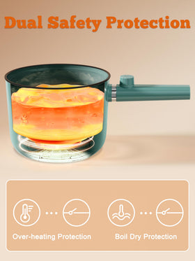Topwit non-stick coating eases cleaning after cooking.