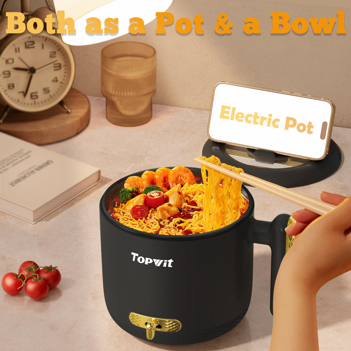 Compact portable design perfect for camping and hotel stays