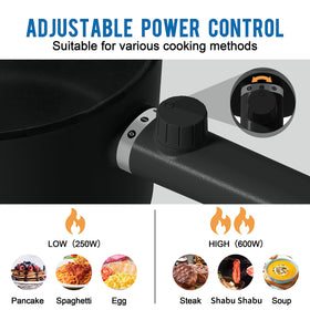 TopWit 1.5L ramen cooker in compact dorm setup enables quick meals