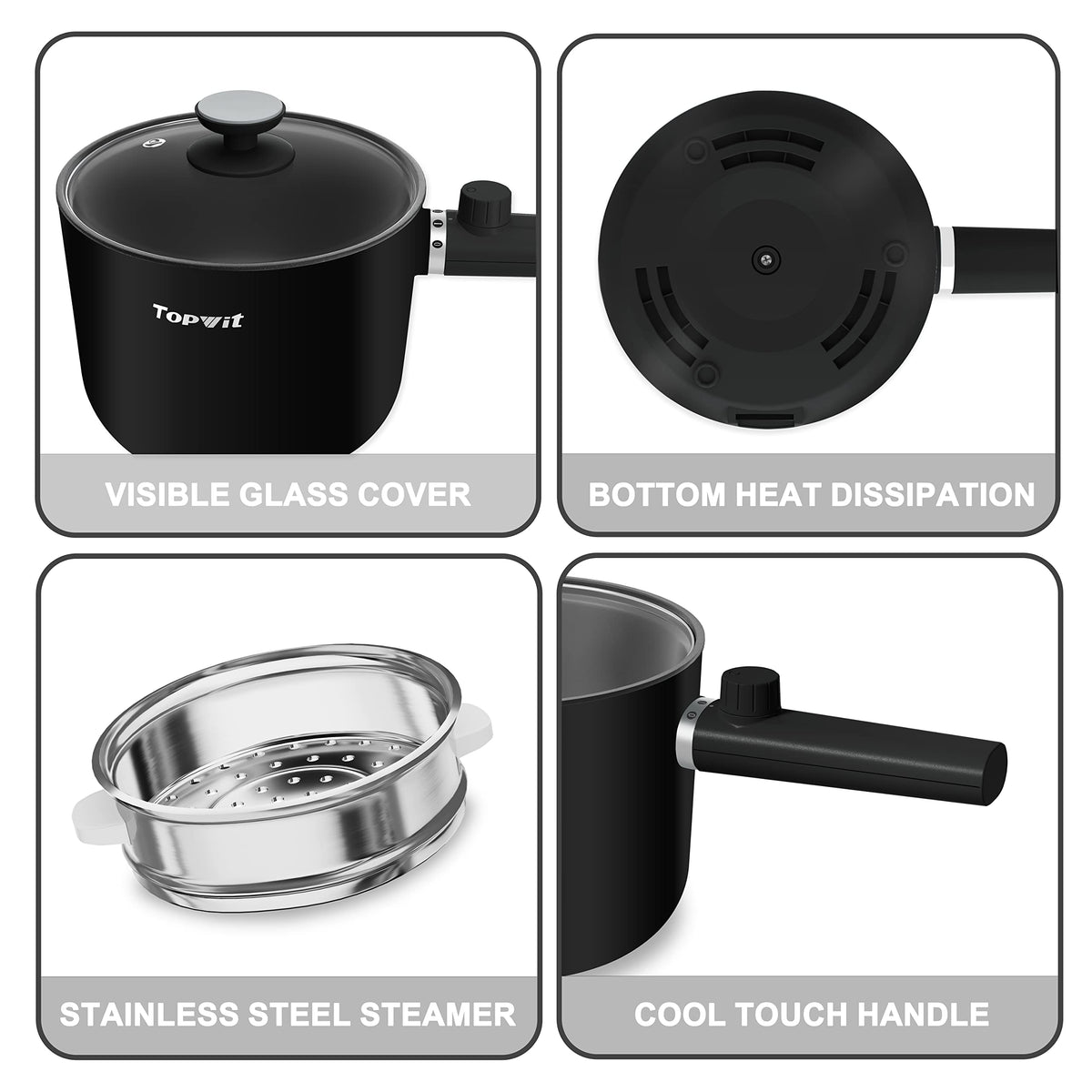 TopWit safety features protect against overheating and boil-dry risks