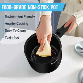 TopWit steamer rack elevates vegetables above broth for layered dishes