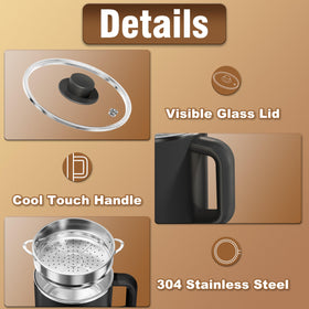 Topwit versatile travel-friendly electric pot for dorms, offices, and camping.