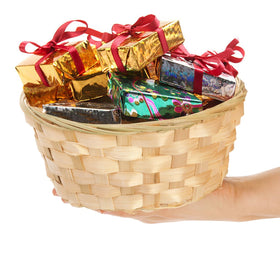 TOPZEA bread basket 8-inch design keeps rolls organized