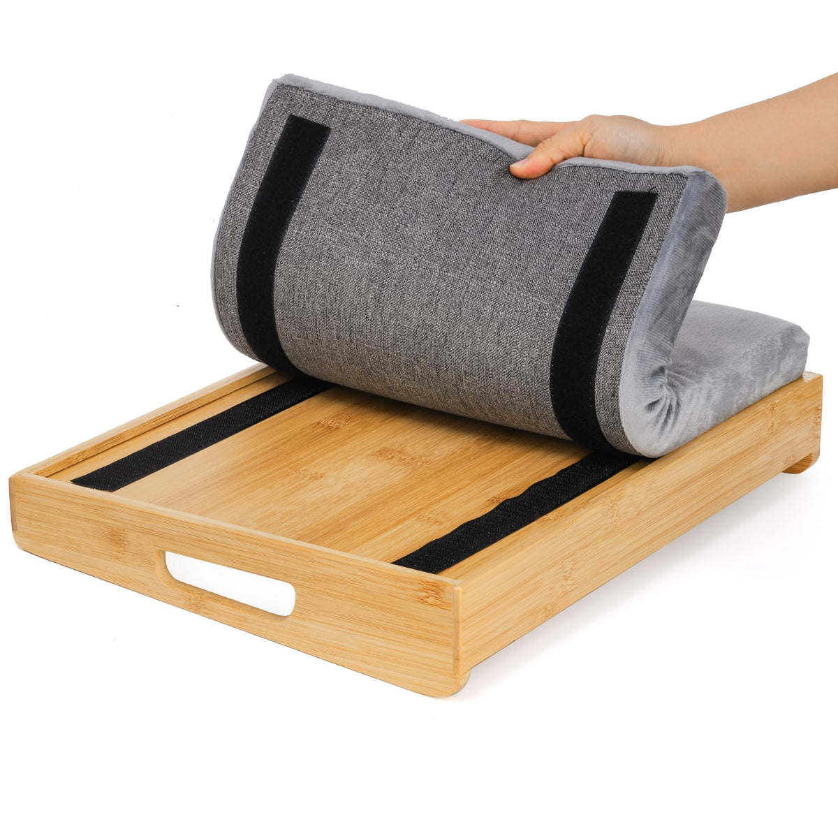 TOPZEA detachable pillow provides soft cushioning while lounging.