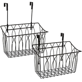 TOPZEA grid storage baskets front view for space-saving kitchen organization