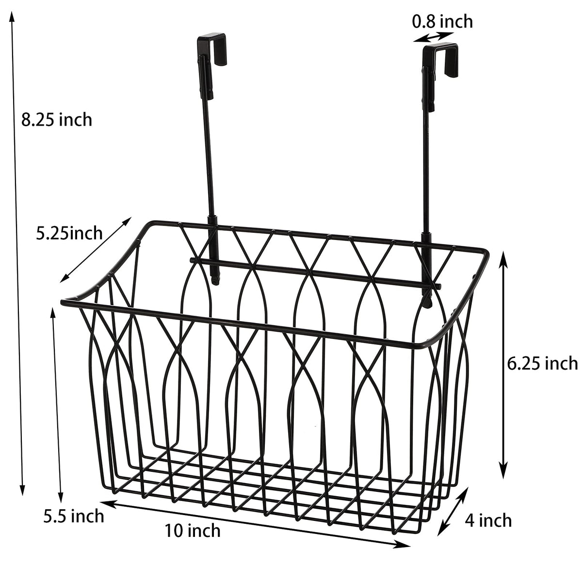 TOPZEA grid storage baskets over cabinet door for easy access