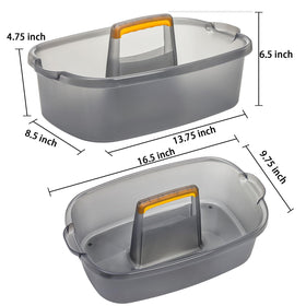 TOPZEA large plastic storage bucket under sink provides stable access