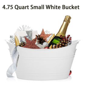 TOPZEA durable plastic ice bucket designed for long term reuse.