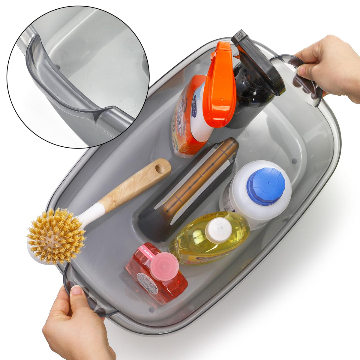 TOPZEA stackable storage basket saves space on shelves and in closets