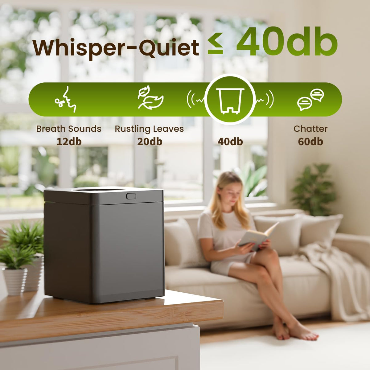 Topzee odorless auto-clean system demonstrating odor control and easy maintenance