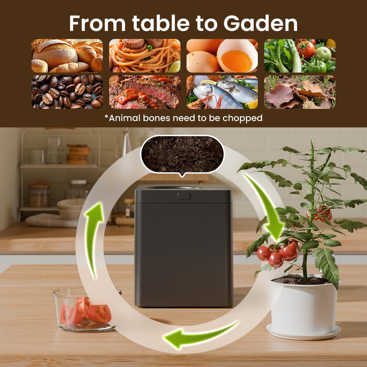 Topzee quiet operation keeps the kitchen peaceful during use