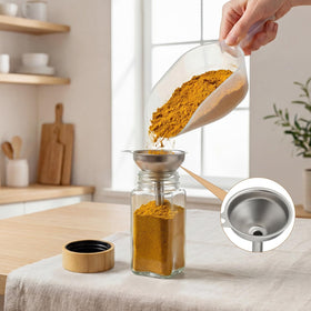 Torchero 4oz compact jars fit neatly on shelves for quick access.